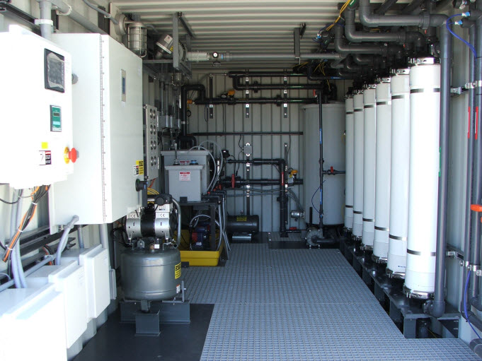 Containerized RO system from RODI Systems